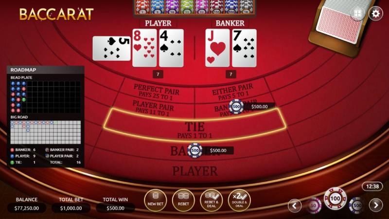 Các hình thức cược trong baccarat